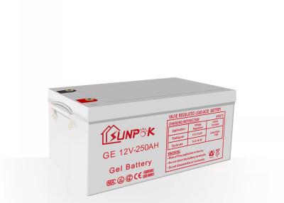 China Sunpok 12V Gel Battery 100Ah 10hr Vibration Resistant Low Temp Efficient Sealed en venta