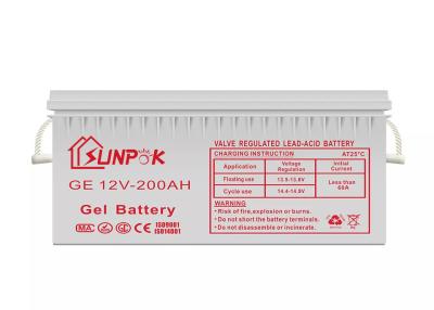 Китай Sunpok Gel Batteries:  Reliable Solar Solutions for 12V 100Ah Power продается