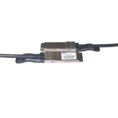 中国 5M Copper Twinax Direct Attach Cable 100G QSFP28 To QSFP28  DAC Cable 販売のため