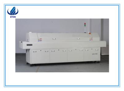 China SMT Reflow Soldering Oven , 6 zones Leadfree SMD Reflow Machine for LED PCB Line for sale