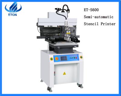China Semi Auto SMT Mounting Machine 1400*800*1680mm Size PCB Screen Printing Machine for sale