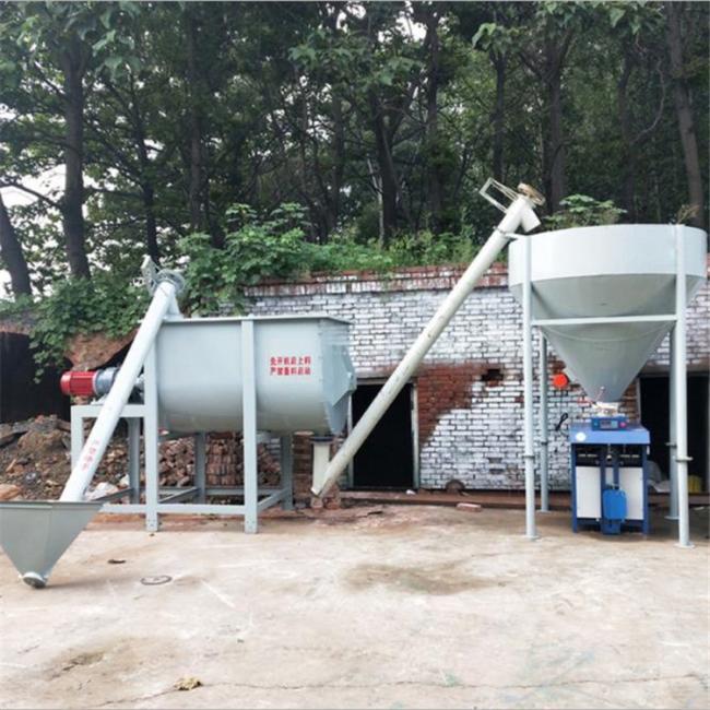 Dry mix plant operational view