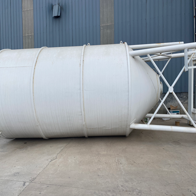 Cement storage tank design and structure