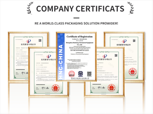 Automatic stretch film wrapping machine packaging result