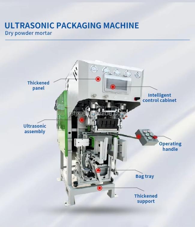 Ultrasonic packaging machine operational view
