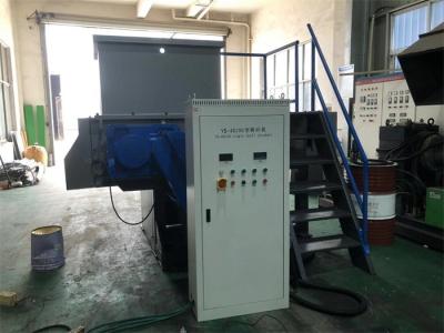 China PLC Control Single Shaft Machine , Industrial Plastic Shredder For Waste Pipe for sale