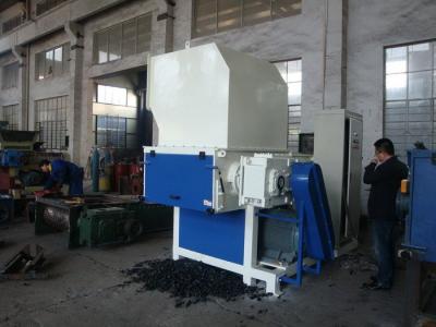 China Agricultural Film PLC Control Plastic Shredder Double Shaft Type 45KW Power for sale