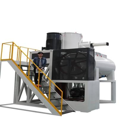 China 1200kg/H Horizontal Spc Pvc Mixer Machine Plant for sale