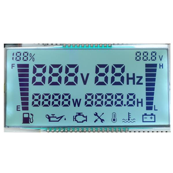 Quality Custom Size 3.0V TN LCD Display Panel Transflective TN LCD Segment Display for sale
