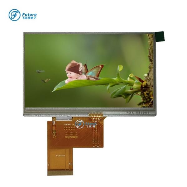 Quality 4.3 Inch IPS TFT LCD Display 300cd/M2 With Static Dynamic Driving Method for sale