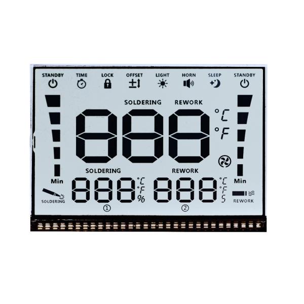 Quality 20 Watts Power Consumption TN LCD Display with Customized Design and 1/3 Bias for sale