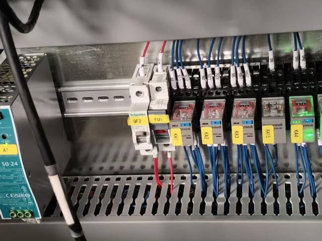 0.8-1.2mm Thickness Galvanized Steel Din Rail Roll Forming Machine for Electrical Cabinet Channel Rail 6