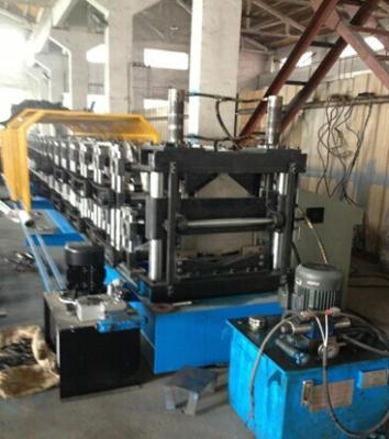 China 5.5Kw Hydraulic Power 1.2 Inch Single Chain Double Layer Roll Forming Machine for sale