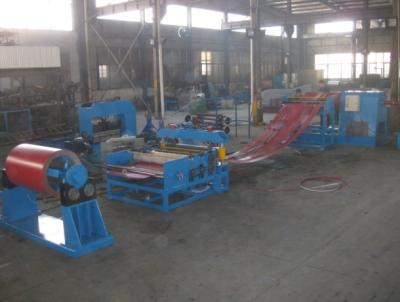 China Galvanized Steel Slitting Lines Slitter Rewinder Machine 10T Coil Weight for sale