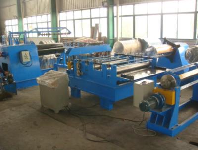China 11Kw Motor Power  Cut to length Line Steel Slitting Machine High Speed Carbon Steel  Thickness 0.25 - 1.2mm for sale