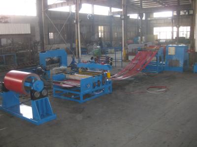 China máquina de corte de aço de 20m x de 6m bobina de aço da garantia 210Kw de 1 ano que corta a linha à venda