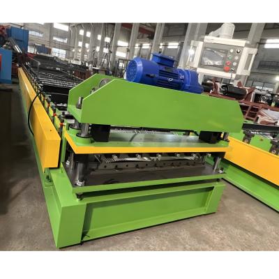 China Zincalum 5V Twin Ribs Roof Sheet Roll Forming Machine Roofing Tile Panel Making Machine for sale