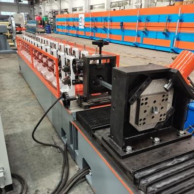 China 1.0-2.0mm Gi Steel C U Roll Forming Machine Steel Reinforcement Profiles Machine For Upvc Windows for sale