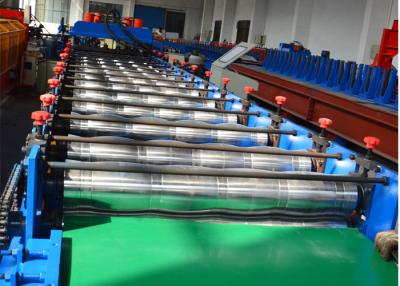 China 18 stations Glazed Tile Roll Forming Machine / Roof Panel Roll Forming Machine 5.5KW for sale
