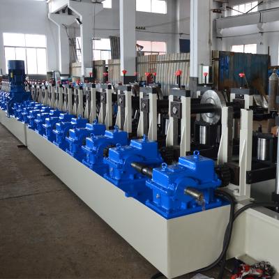 China Metal Rack Roll Forming Machine Shelf Step Beam Making Machine For Storage for sale