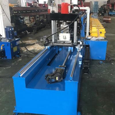 China 18.5KW Slotted Channel Making Machine With Hydraulic Decoiler for sale