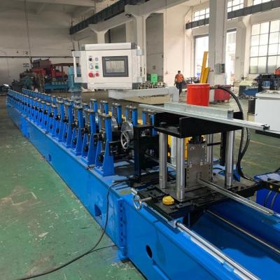China 7.5KW  2.5mm C Shaped Strut Channel Roll Forming Machine Servo Following Cutting for sale