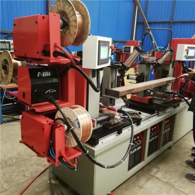 China 4000mm 4 Sides P Shaped Step Beam Welder Machine Delta PLC Control for sale
