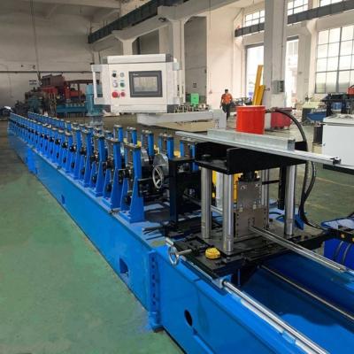 China 7.5KW 8-9m/Min Strut Channel Roll Forming Machine Hydraulic Cutting for sale
