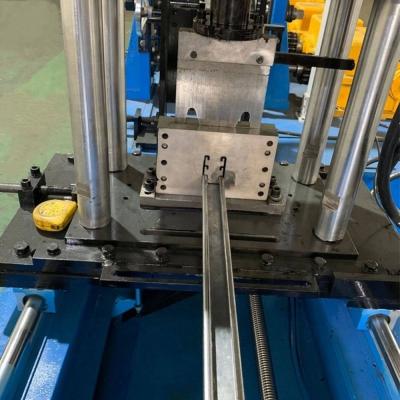 China Gearbox Driven Slotted Strut Channel Roll Forming Machine 19 Stations for sale