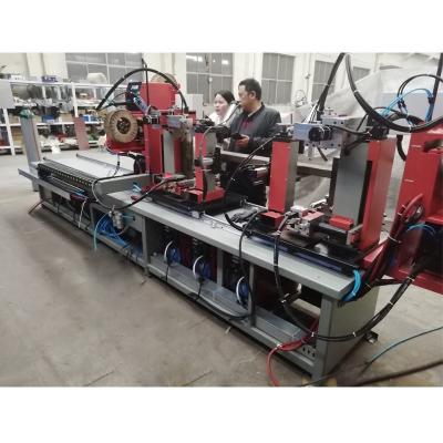 China 4000Mm Length P Shaped Step Beam Welder Machine With 18 Sets Air Cylinder for sale
