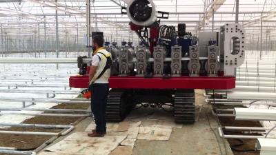 China Portable Design Cold Roll Forming Equipment For Rainwater Downpipe 16 Stages Forming  Post Cutting for sale