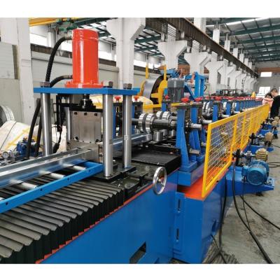 China 120mm Width C Profile Purlin Roll Forming Machine 7.5 Kw Adjustable Metal for sale