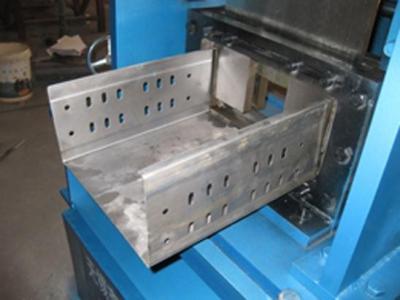 China Custom  Small Cable Tray Roll Forming Machine Thickness 1mm - 2mm Width 50mm for sale