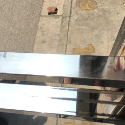China 600 Grit Polished 201 Rectangular SS Tube 2mm Thick ASTM A554 Tube for sale