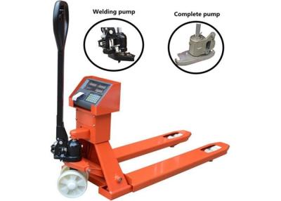 China Carbon Steel 2ton CE Compliant Hand Manual Hydraulic Pallet Jack With Weight Scale for sale