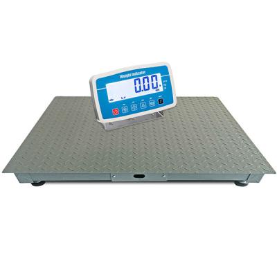 China Heavy Duty Industrial Digital Platform Floor Weighing Scale 5t 1.2X 1.2 for sale
