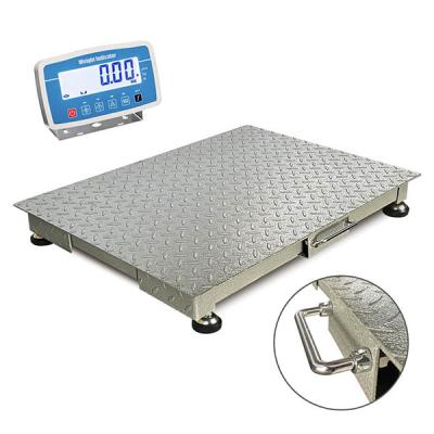 China 5000kg Capacity Digital Industrial Floor Scale Portable Handle Customized for sale