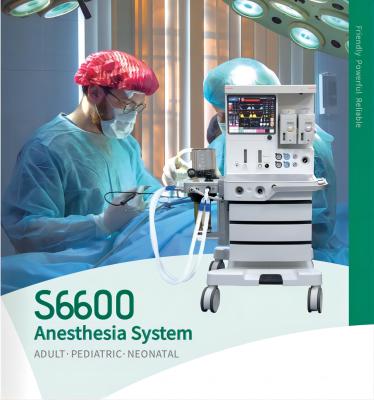 Chine Machine de ventilateur d'anesthésie de haute précision de S6600 ICUs pour adulte et pédiatrique à vendre