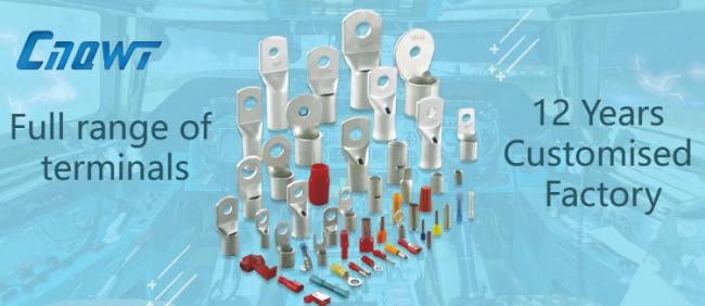 Copper Nylon PC Ring Insulated Electrical Wire Crimp Terminals
