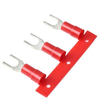 Cina Terminale di forcella di crimp pre-isolata Terminale di leghe di rame isolate continue per Awg14-12 in vendita