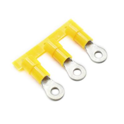 Cina Fabbrica su misura 16 Awg Copper Nylon Isolato Spade Terminal Connector Continuo Ring Terminal in vendita