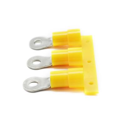 Cina Fabbrica su misura 16 Awg Copper Nylon Isolato Spade Terminal Connector Continuo Ring Terminal in vendita