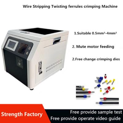 China 400W Automatic Mute Ferrule Terminal Crimping Machine for sale