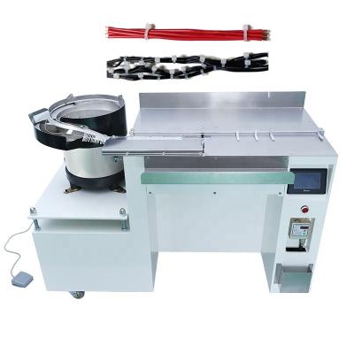 China Desktop Automatic Self Locking Nylon Cable Tie Machine Automatic PLC Touch Screen for sale