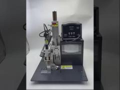Máquina de soldadura semiautomática de duas cabeças de soldadura pneumática