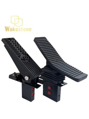 China Black Color Standard Size Hydraulic Breaker Parts Double Way Pedal Valve for sale