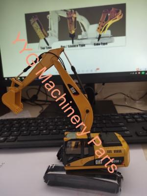 China 1/50 de modelo fundido da máquina escavadora do metal da liga das peças da máquina escavadora construção durável à venda
