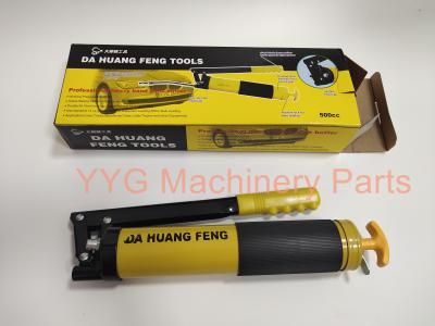 China Manual Double Piston High Pressure Grease Gun , Excavator High Volume Grease Gun for sale