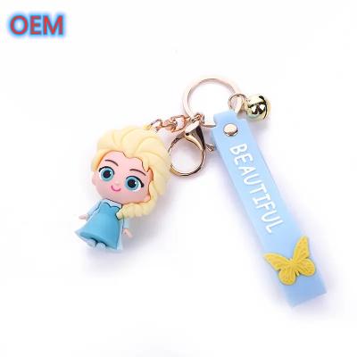 China Cartoon Keychain Customization For Kids, OEM Design 3d PVC Plastic Keychain for sale
