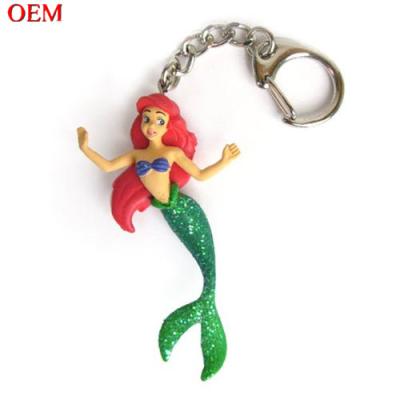 China Custom Little Mermaid Ariel Figural Key Chain Toy for sale